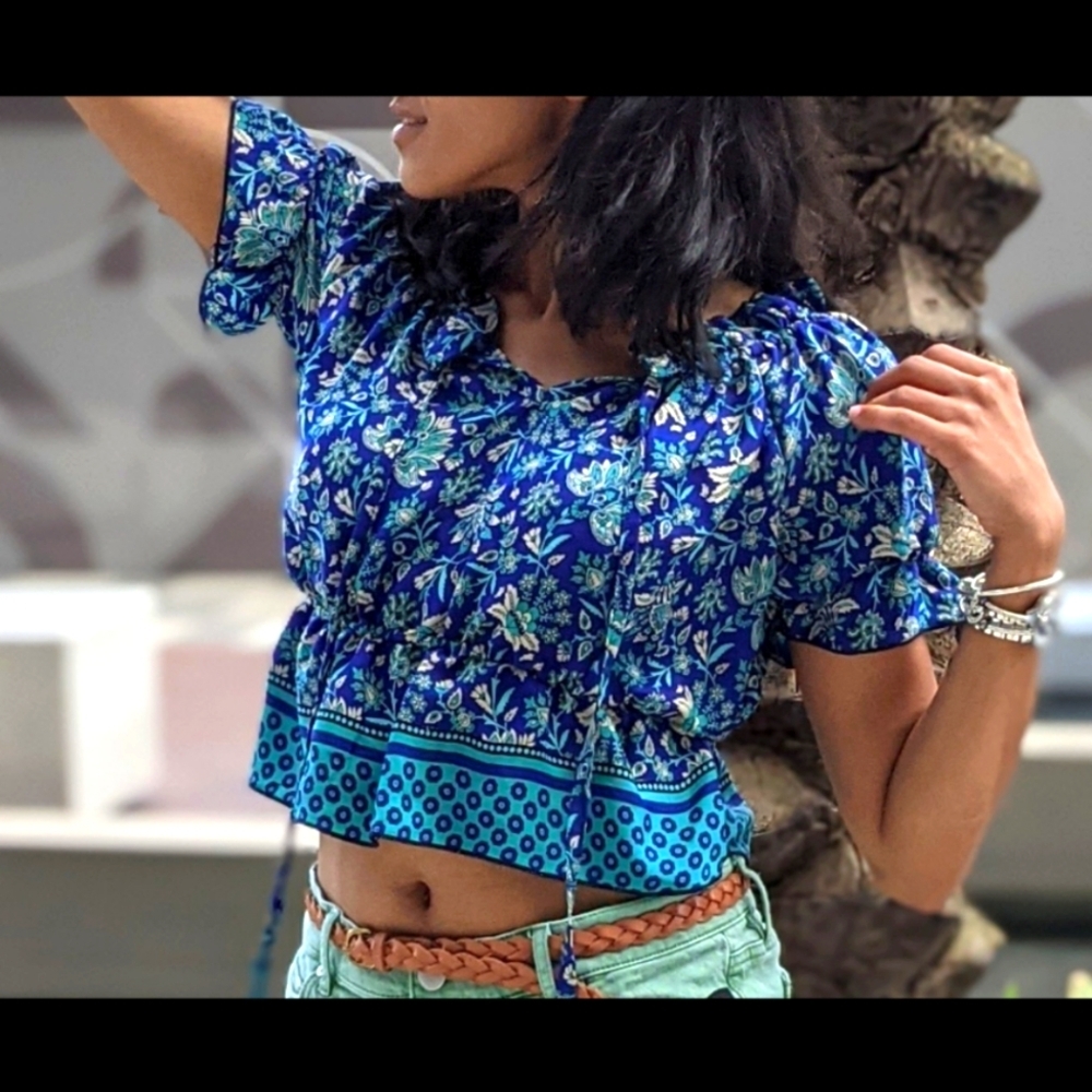 2 for 1: Boho Crop Top